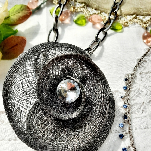 Lia Sophia Necklaces, Mesh & Crystal - Picture 5 of 5